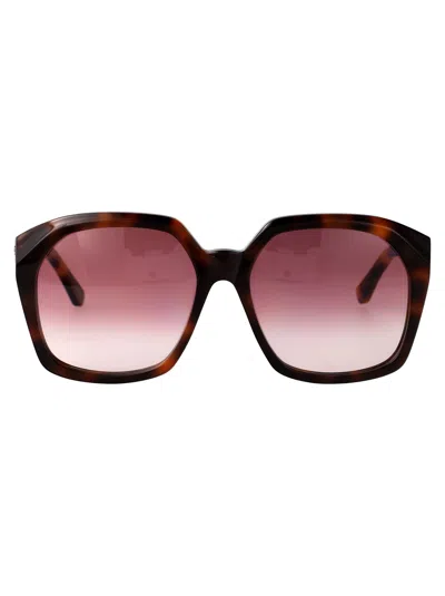 Chloé Chloe Butterfly Sunglasses Ch0280 S 006 In Pink