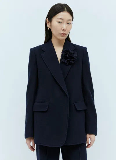 Chloé Buttonless Tailored Blazer In Navy
