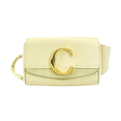 Pre-owned Chloé C Beige Leather Shopper Bag ()