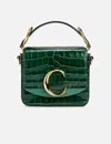 Chloé C Calfskin Croco Mini Bag