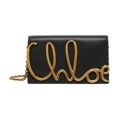 Chloé C Chloe Clutch In Black