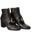 Chloé C Laurena Leather Bootie (authentic )