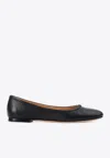 Chloé Chloe Leather Ballerina Flats Women In Black