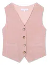 Chloé Waistcoat Buttoned Jacket In Pink