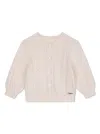 Chloé Long-sleeve Knitted Cardigan In Ivory