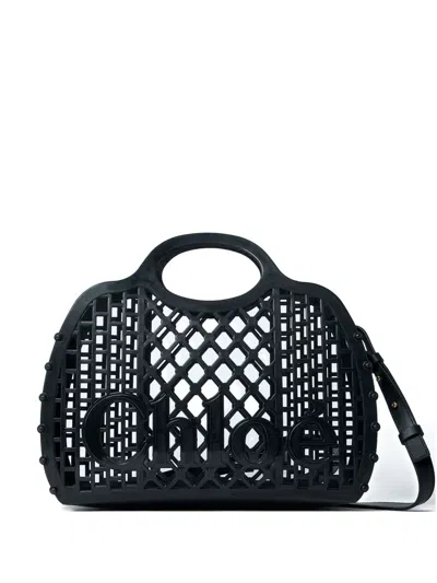 Chloé Cage Logo-detail Tote Bag
