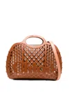 Chloé Cage Tote Bag In Jelly