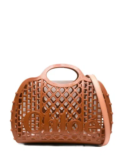 Chloé Cage Tote In Jelly Bags