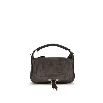Chloé Calf Leather Bos Taurus Shoulder Women's Bag In Brown