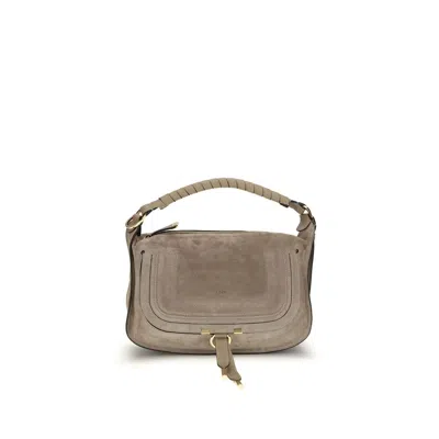 Chloé Calf Leather Bos Taurus Shoulder Women's Bag In Sand