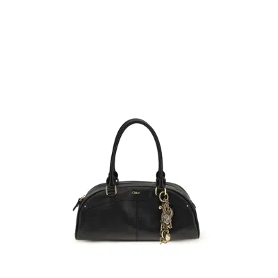 Chloé Calf Leather Bos Taurus Women's Handbag In Black