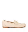 Chloé Calfskin Loafers In Sand