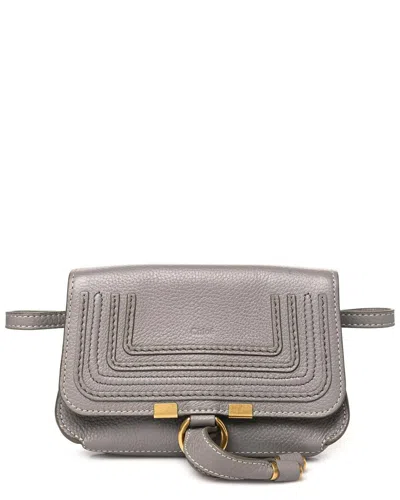 Chloé Calfskin Marcie Convertible Belt Bag (authentic Pre-loved) In Brown