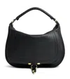 Chloé Calfskin Marcie Shoulder Bag In Black