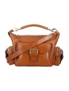 Chloé Shoulder Bag In Shiny Leather In Brown