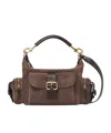 Chloé Camera Bag In Suede Leather In Brown