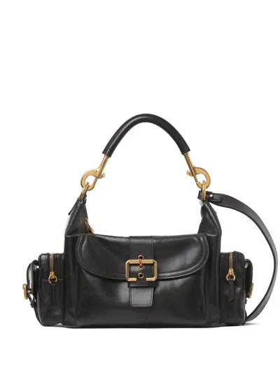 Chloé Camera Bag Leather Shoulder Bag In Black