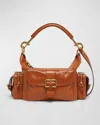 Chloé Shoulder Bag In Shiny Leather In Brown