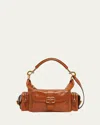 Chloé Shoulder Bag In Shiny Leather In Brown