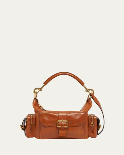 CHLOÉ CAMERA BAG MEDIUM IN NATURAL SHINY CALFSKIN