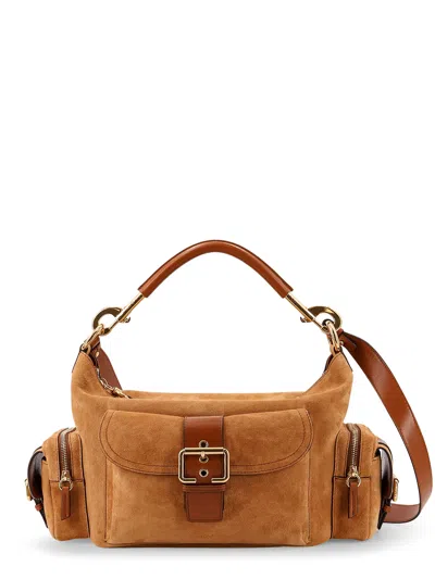 Chloé Camera Bag Suede Shoulder Bag In Brown