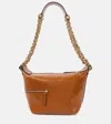 Chloé Camera Chain Leather Shoulder Bag In Black