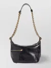Chloé Sac Porté Épaule Camera Chain En Cuir Brillant Femme Noir Taille Onesize 100% Bubalus Bubalis, Farme