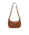 Chloé Camera Chain Leather Shoulder Bag In Brown