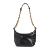 Chloé Sac Porté Épaule Camera Chain En Cuir Brillant Femme Noir Taille Onesize 100% Bubalus Bubalis, Farme In Black