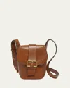 Chloé Camera Crossbody Bag In Natural Shiny Buffalo Leather In Clay Brown