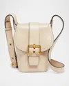 Chloé Camera Crossbody Bag In Natural Shiny Buffalo Leather In Sweet Beige
