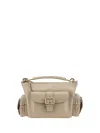 Chloé Leather Camera Handbag With Adjustable Strap In Boyish Brown