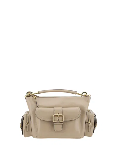 Chloé Leather Camera Handbag With Adjustable Strap In Boyish Brown