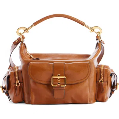 CHLOÉ CHLOÉ CAMERA LEATHER TOP HANDLE BAG