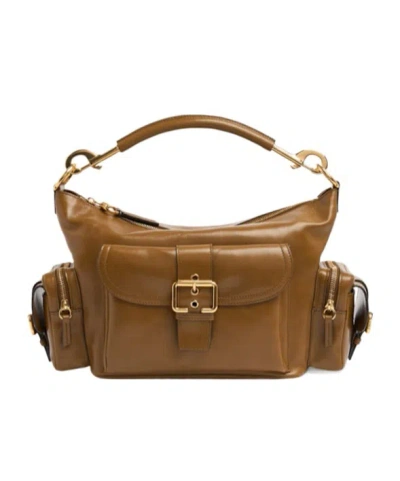 Chloé Camera Smooth Leather Bag In Brown