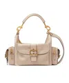 Chloé Camera Bag Medium In Natural Shiny Calfskin In Nude