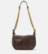 Chloé Camera Small Leather Shoulder Bag In Brown