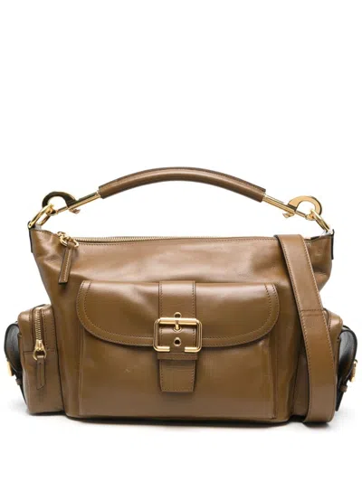 Chloé Camera Tote Bag In Brown