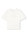 Chloé Logo-embroidered T-shirt In White