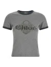 Chloé T-shirt In Gray