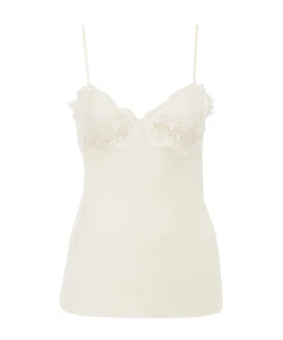 CHLOÉ LACE-DETAIL TOP