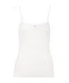 Chloé Ribbed-knit Wool Tank Top In White