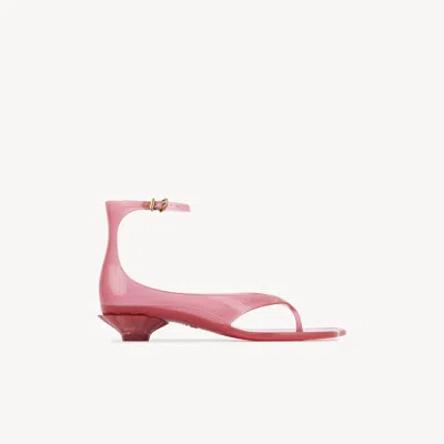 Chloé Jelly Sandals In Pink