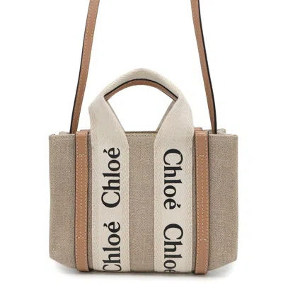 Pre-owned Chloé Canvas Handbag () In Sand