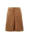 Chloé Canvas Skirt/trousers In Brown