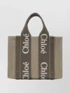 Chloé Woody Grey Canvas Bag Women