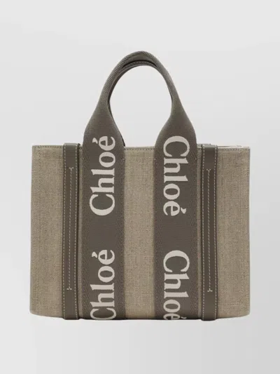 Chloé Canvas Travel Bag Dual Handles