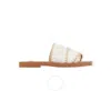 Chloé Beige Woody Sandals