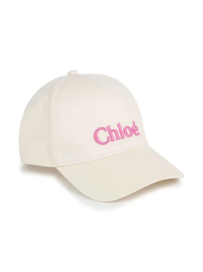 Chloé Cap In White