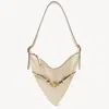 Chloé Sac Porté Épaule Cape Bag En Cuir Grainé Femme Beige Taille Onesize 100% Cuir De Veau In Beige